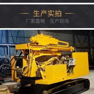 助力青海電網(wǎng)工程光伏打樁機，履帶打樁機