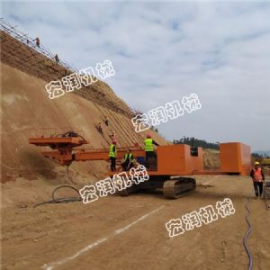 8米液壓錨固鉆機，護(hù)坡鉆機